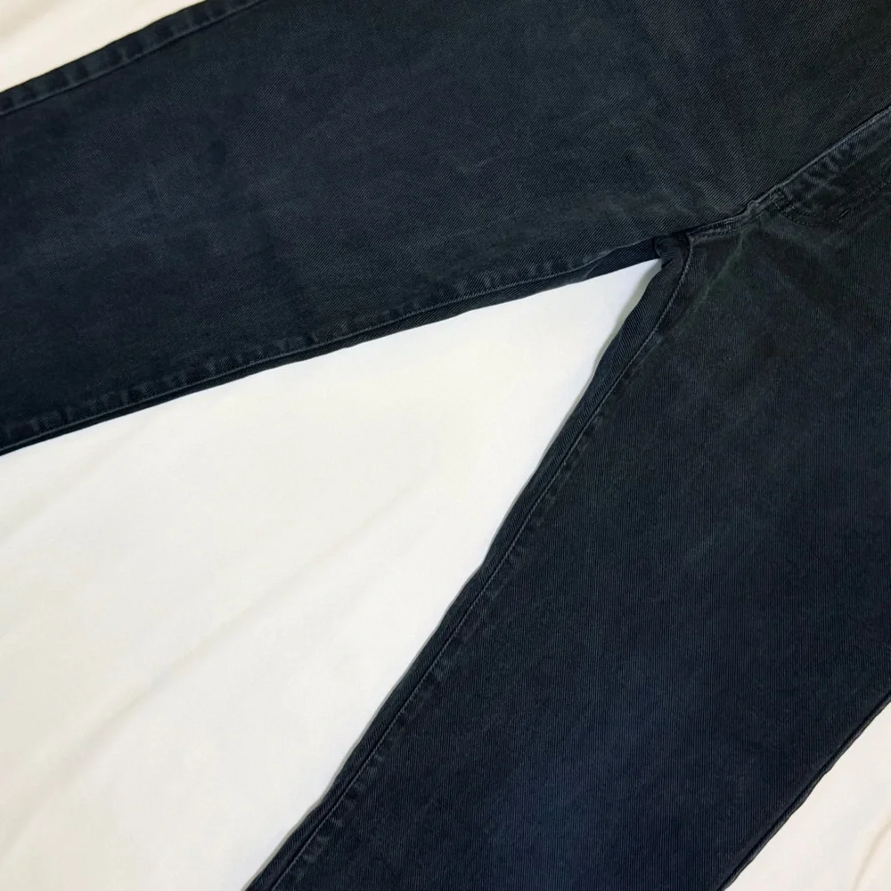 Vintage 2001 DKNY Black Wash Denim 100% Cotton Classic Retro Y2K Straight Jeans